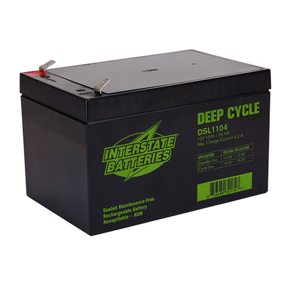 Interstate Battery - 12 volt 15 amp - Deep Cycle - DSL1104